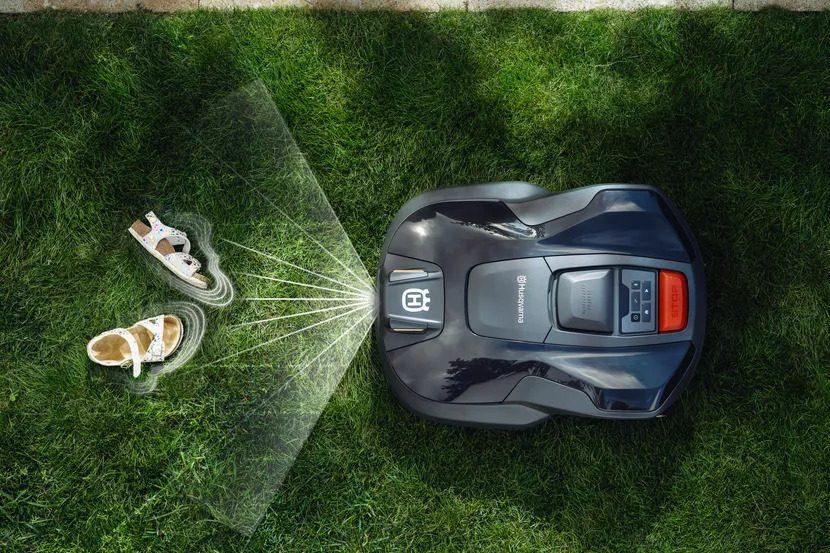 Wykrywanie i omijanie przeszkód przez sztuczną inteligencję Husqvarna Automower 312V